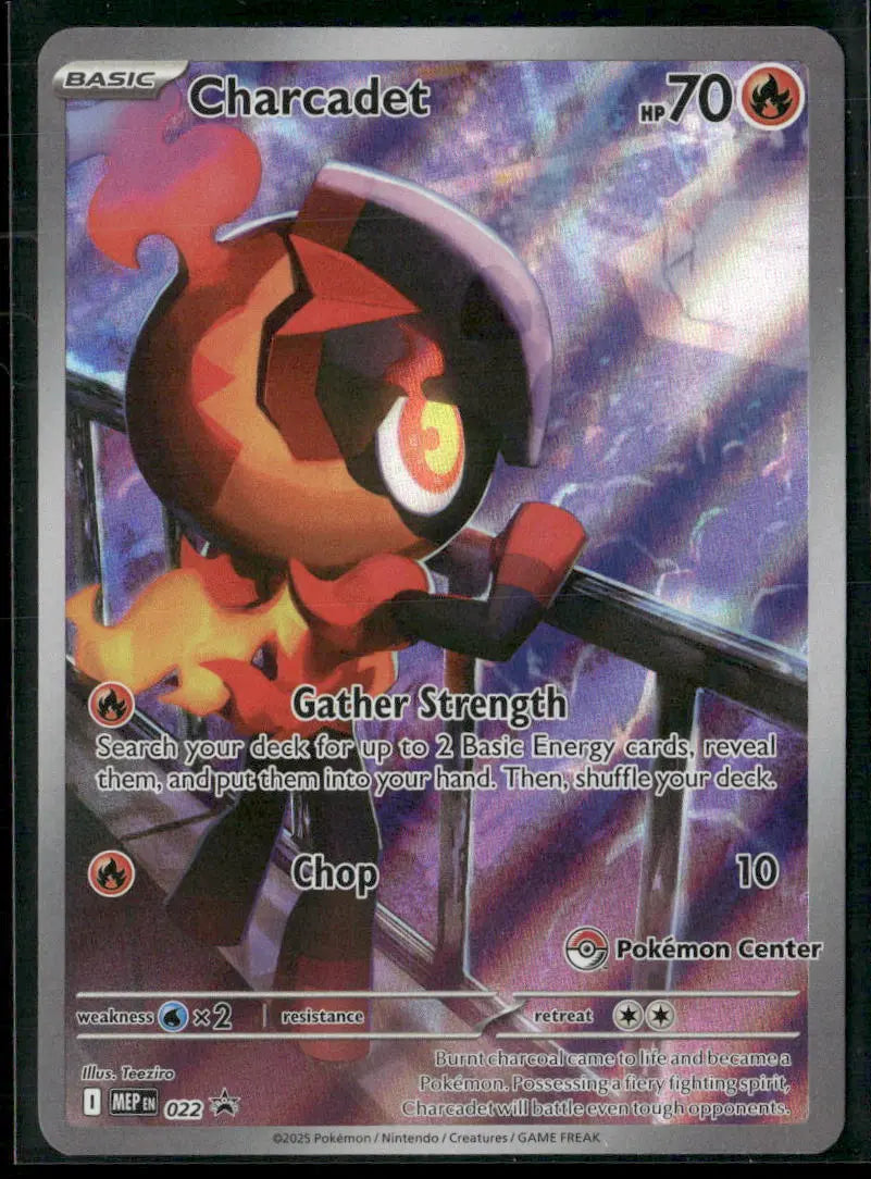 2025 Pokemon Mega Evolution Promos Pokemon Center Exclusive Charcadet 022 