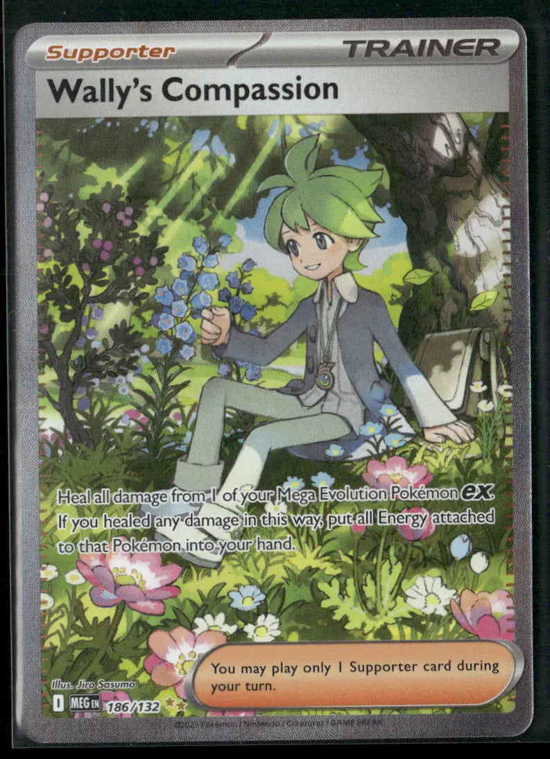 2025 Pokemon Mega Evolution Special Illustration Rare Wally's Compassion 186/132 