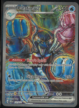 2025 Pokemon PRE Special Illustration Rare Palafin ex 151/131 LP 