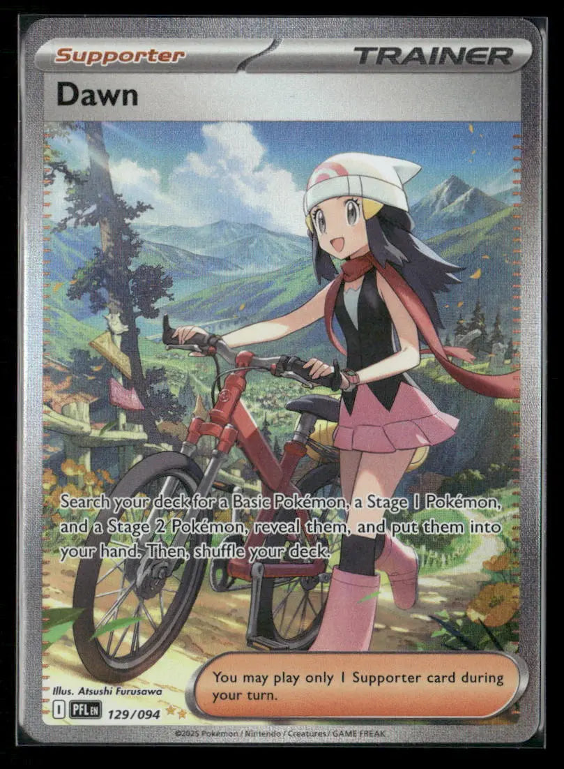 2025 Pokemon Phantasmal Flames Special Illustration Rare Dawn 129/094 
