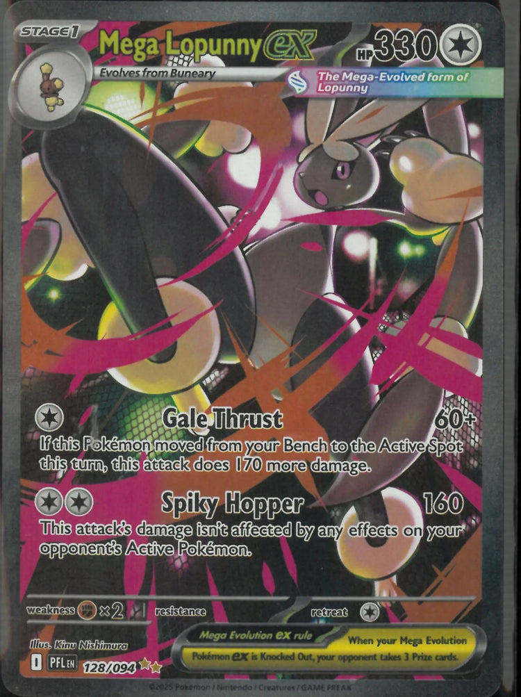 Buy 2025 Pokemon Phantasmal Flames Mega Lopunny ex Card Buy 2025 Pokemon Phantasmal Flames Mega Lopunny ex Card