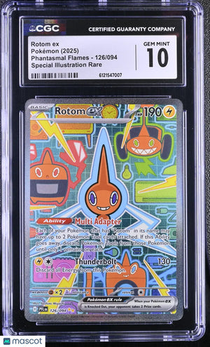 2025 Pokemon Phantasmal Flames Special Illustration Rare Rotom ex 126/094 CGC 10 