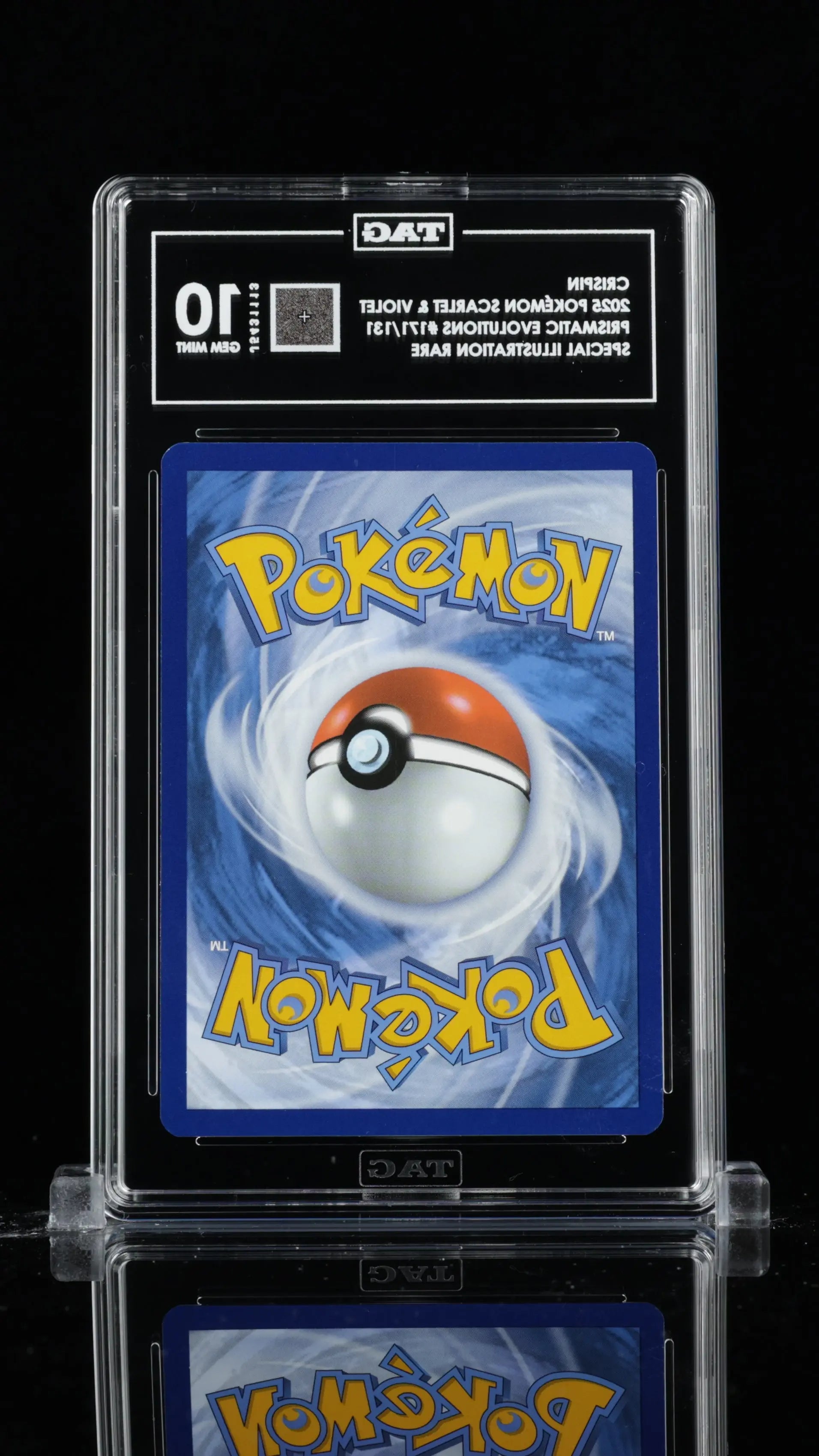 2025 Pokemon Prismatic Evolutions Crispin Special Illustration 171/131 TAG 10 
