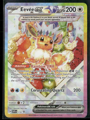 2025 Pokemon Scarlet & Violet Promo Eevee ex 174 