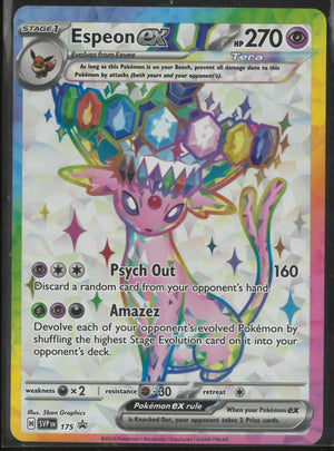 2025 Pokemon Scarlet & Violet Promo Espeon ex SVP 175 