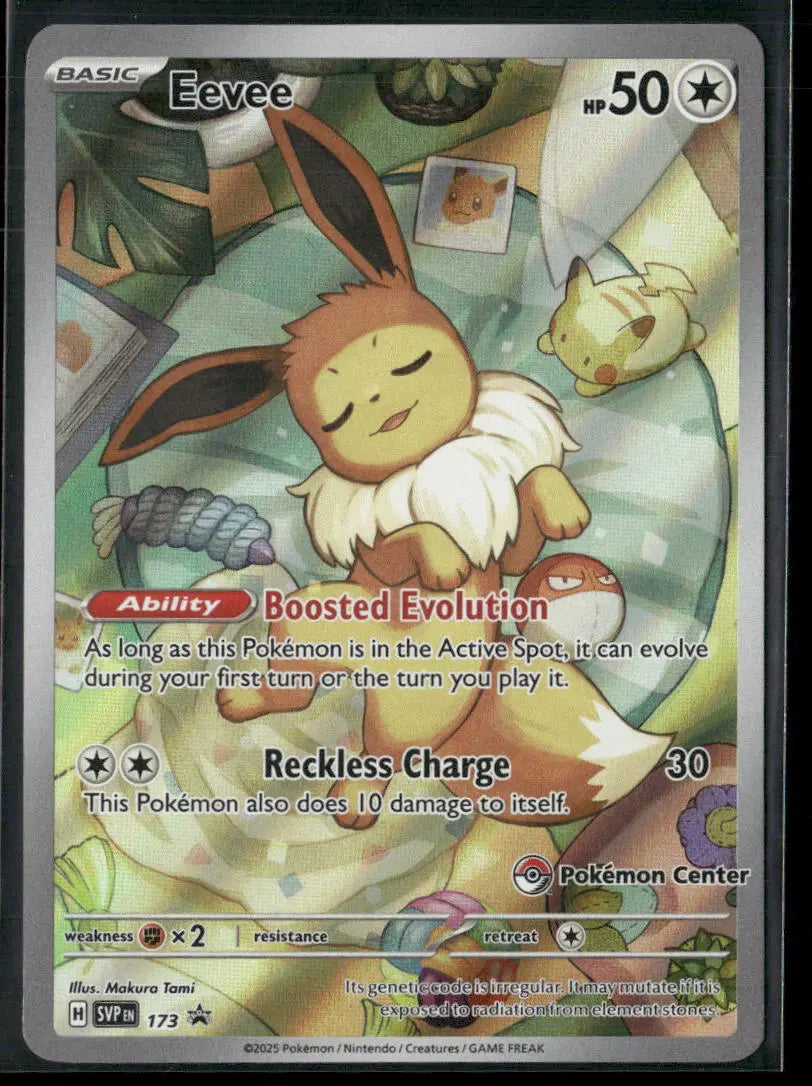 2025 Pokemon Scarlet & Violet Promo Pokemon Center Exclusive Eevee 173 