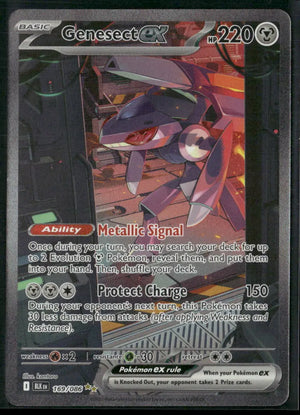 2025 Pokemon Special Illustration Rare Black Bolt Genesect ex 169/086 