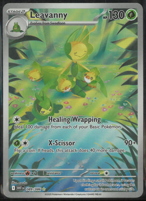 2025 Pokemon White Flare Illustration Rare Leavanny 089/086 