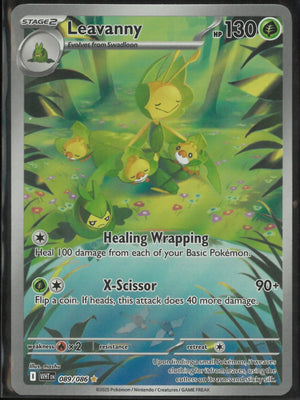 2025 Pokemon White Flare Illustration Rare Leavanny 089/086 
