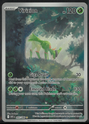 2025 Pokemon White Flare Illustration Rare Virizion 095/086 