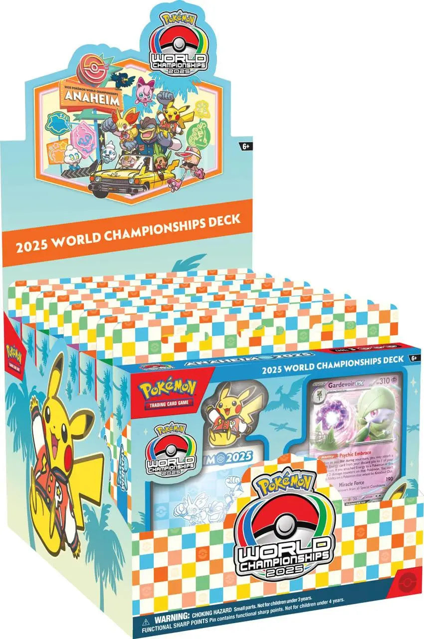 2025 Pokémon World Championships Deck Display Box 