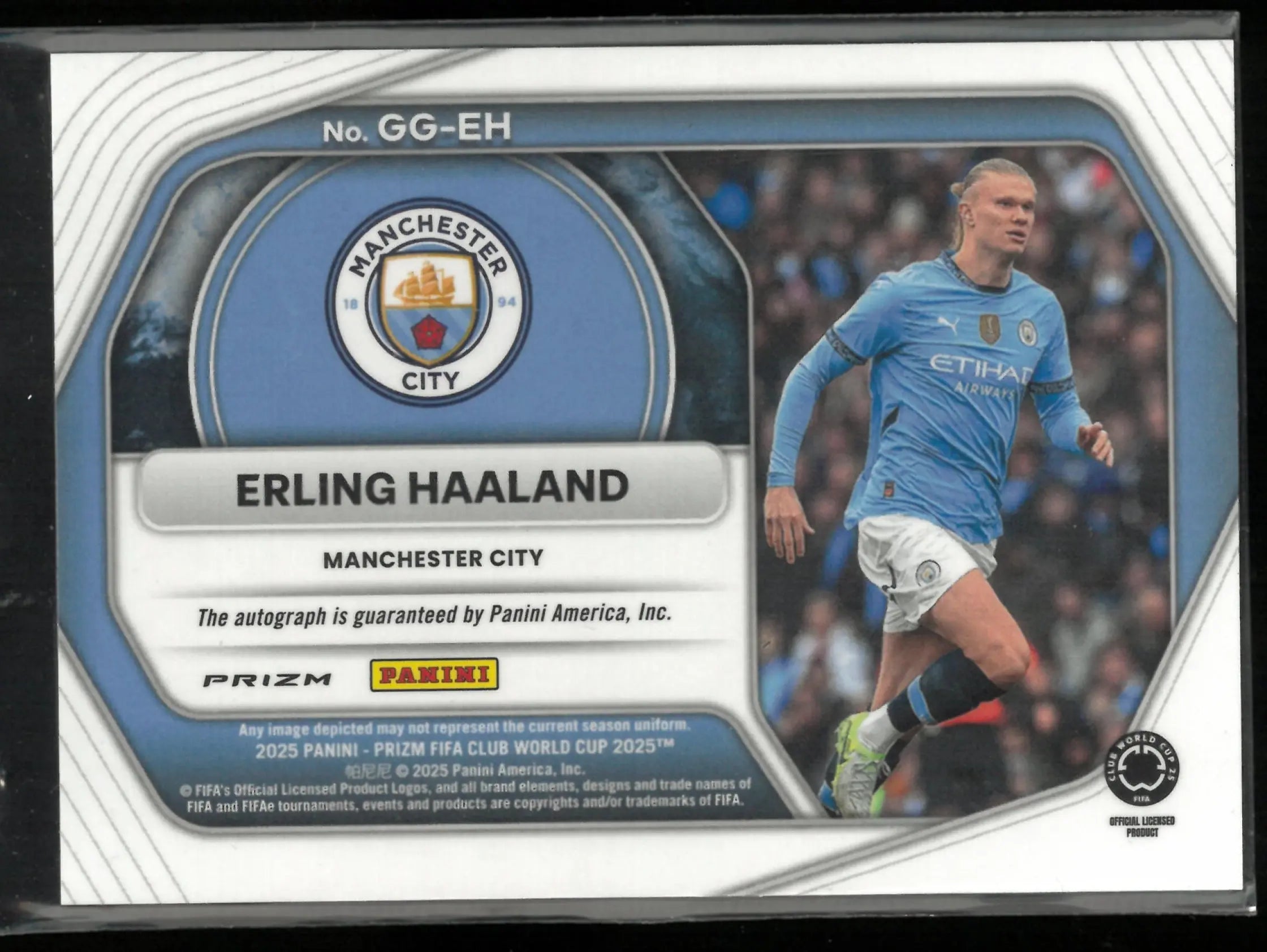 2025 Prizm FIFA Club World Cup Global Graphs Erling Haaland Auto Lazers 