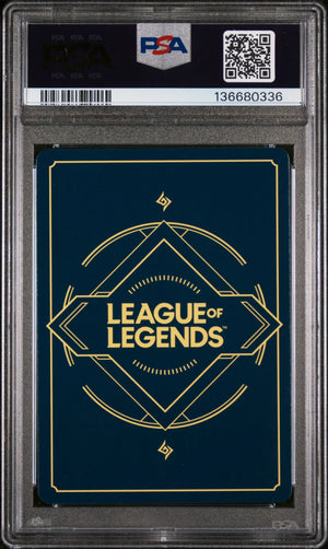 2025 Riftbound League Of Legends Origins #197 Teemo Demo Participation PSA 10 