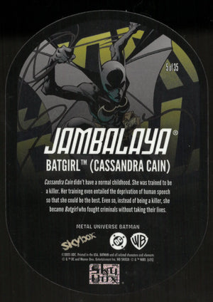 2025 Skybox Metal Universe Batman Jambalaya Batgirl 