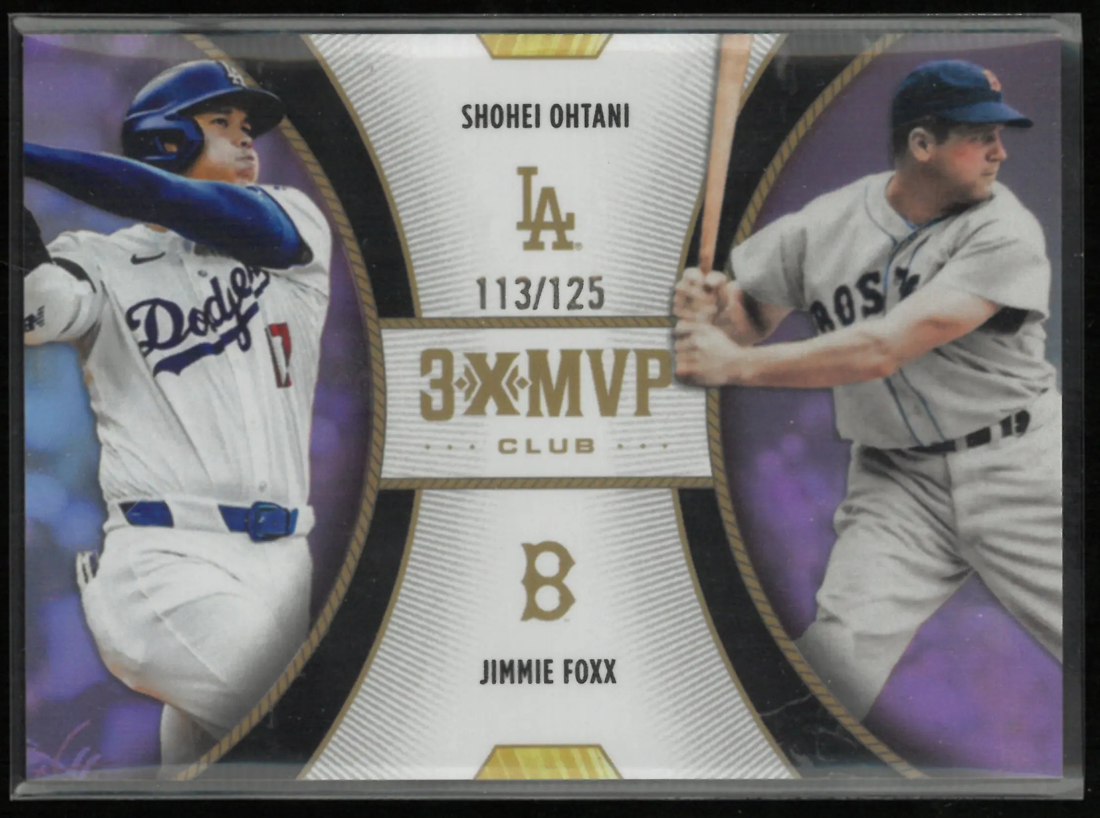 2025 Topps 3xMVP Club Shohei Ohtani Jimmie Fox /125 