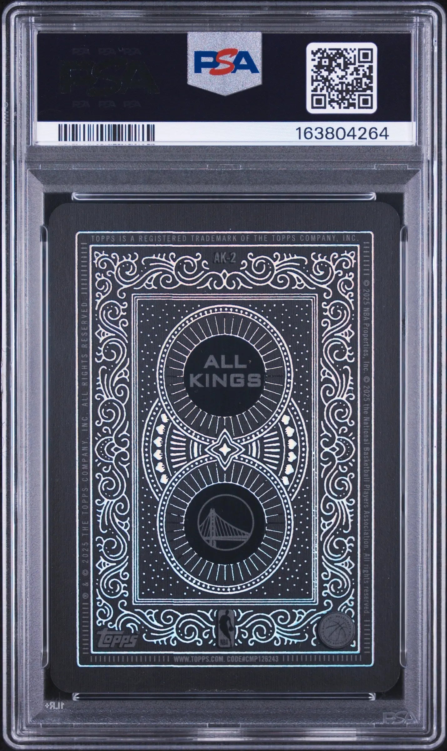 2025 Topps All Kings -2 Stephen Curry PSA 8 