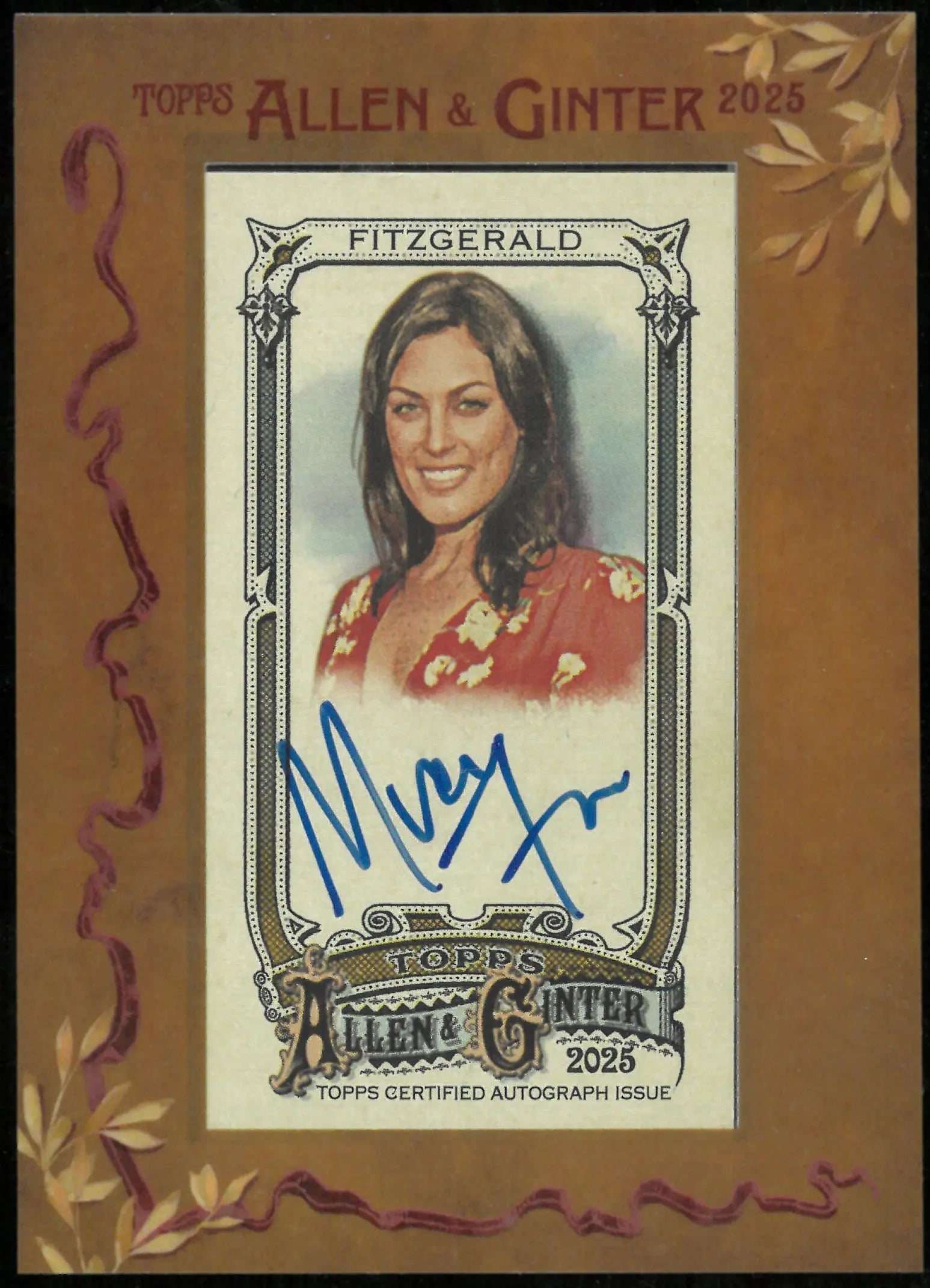 2025 Topps Allen and Ginter Star Mini Auto Michele Fitzgerald 