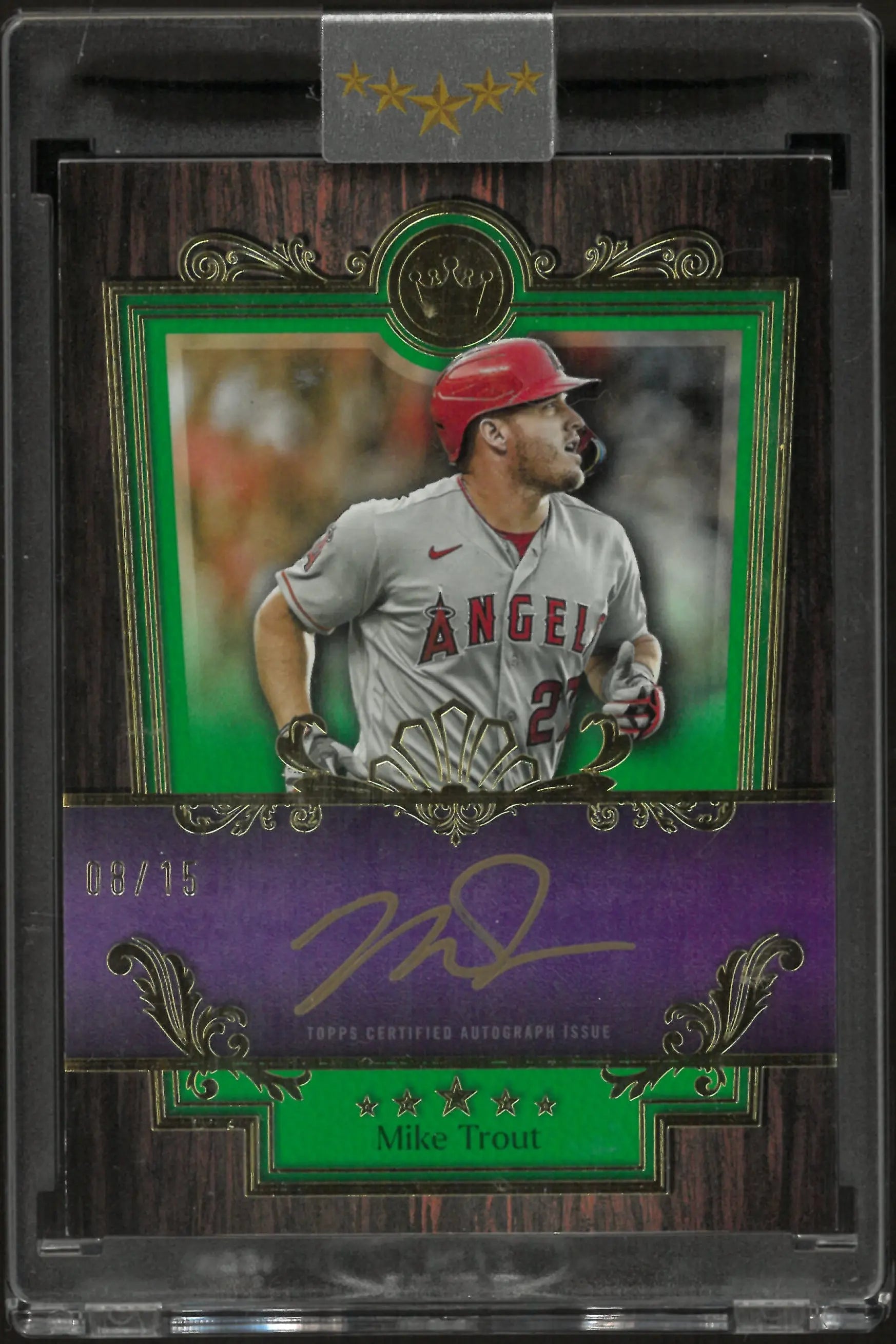 2025 Topps Baseball Royalty Autograph Mike Trout Auto /15 