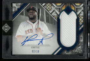 2025 Topps Baseball Transcendent Autograph Patch David Ortiz Auto Blue /10 