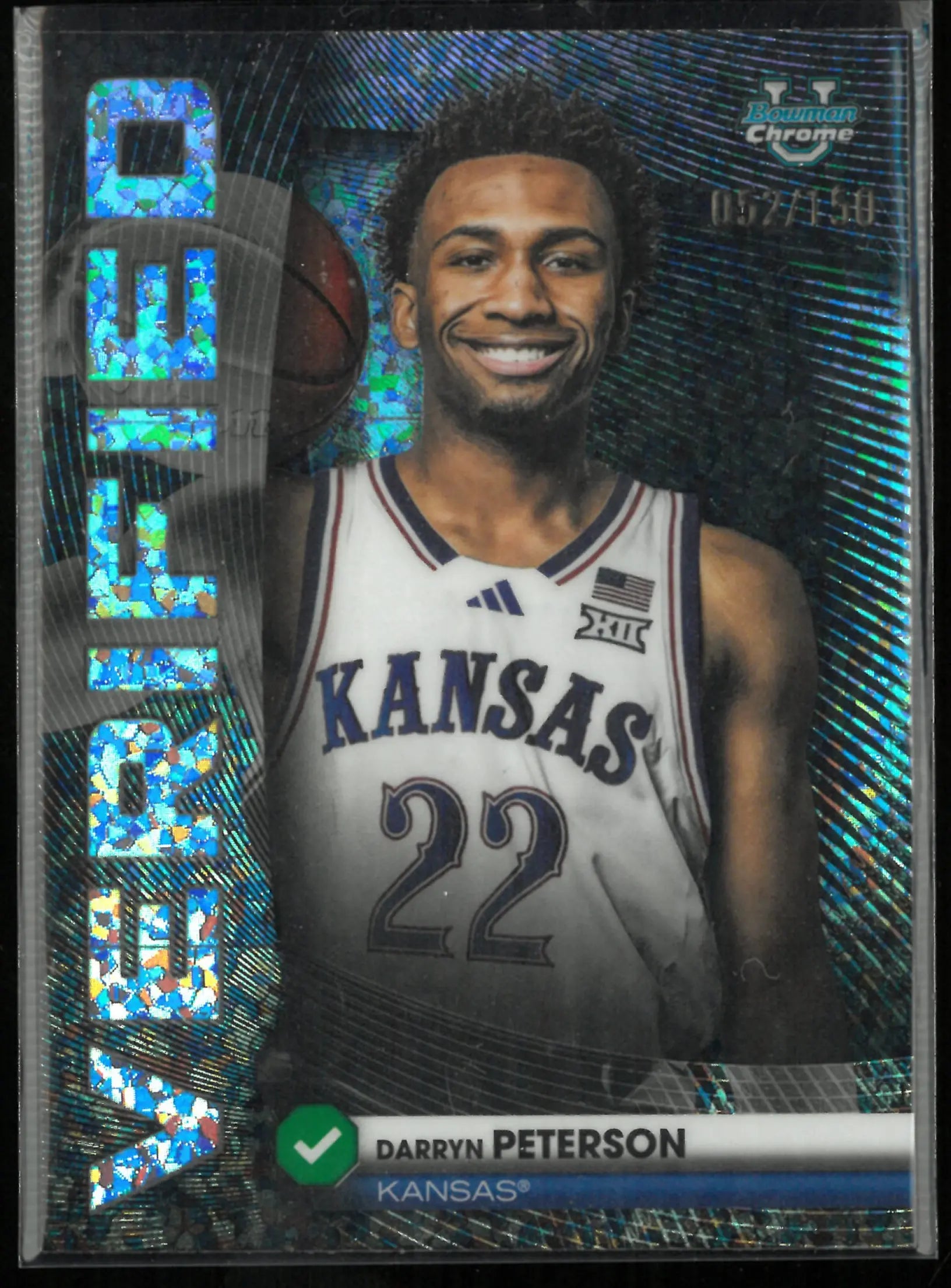 2025 Topps Bowman Verified Darryn Peterson Mini Diamonds /150 