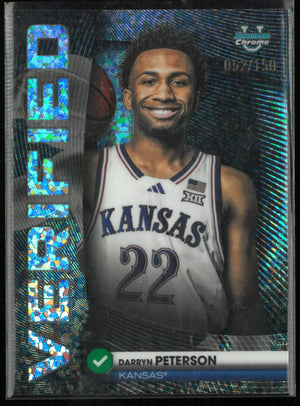 2025 Topps Bowman Verified Darryn Peterson Mini Diamonds /150 