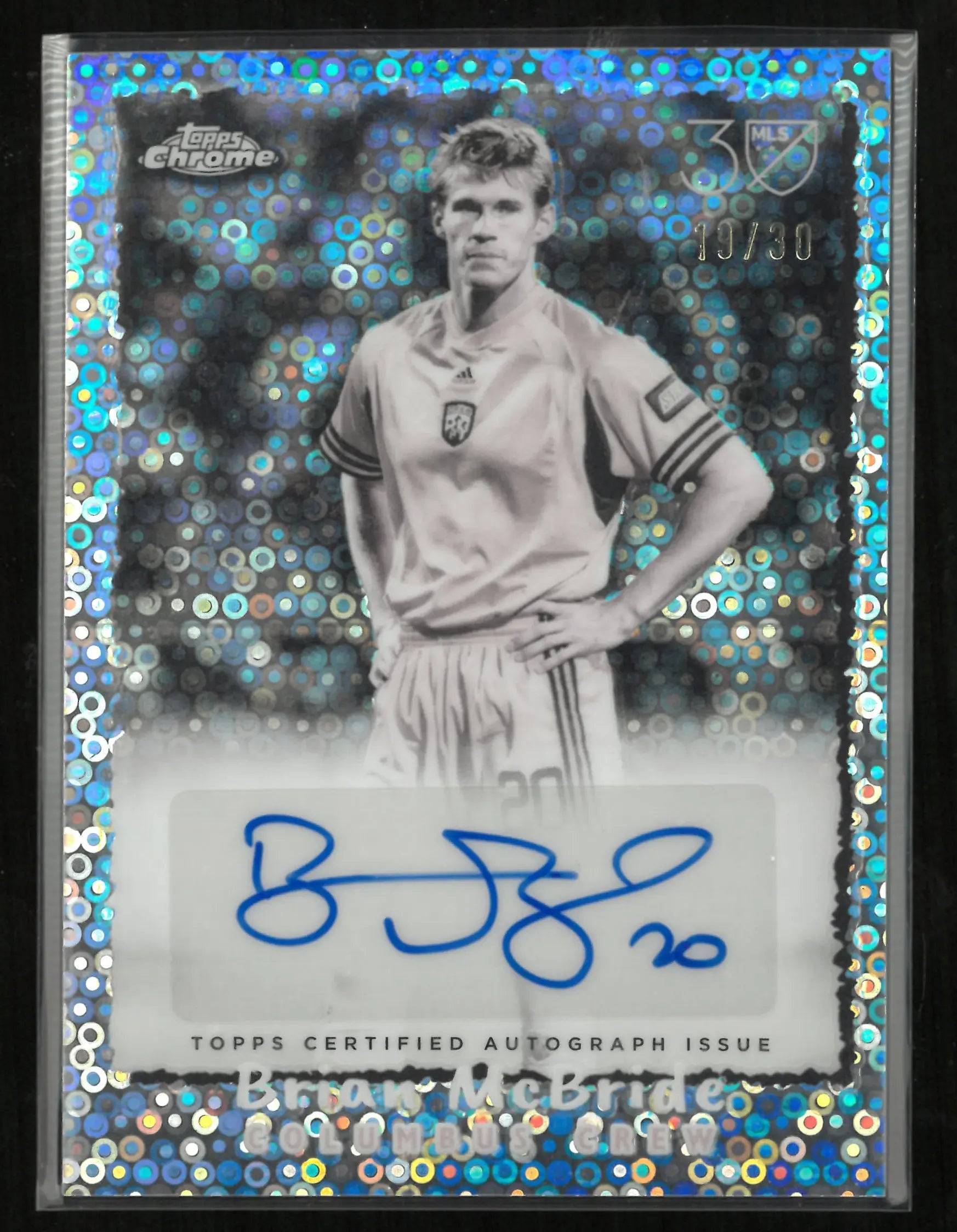 2025 Topps Chrome 1995 Autograph Brian McBride Pearl 30th Anniversary Auto /30 