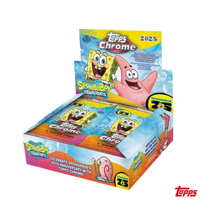 2025 Topps Chrome 25th Anniversary Spongebob Squarepants Hobby Box 