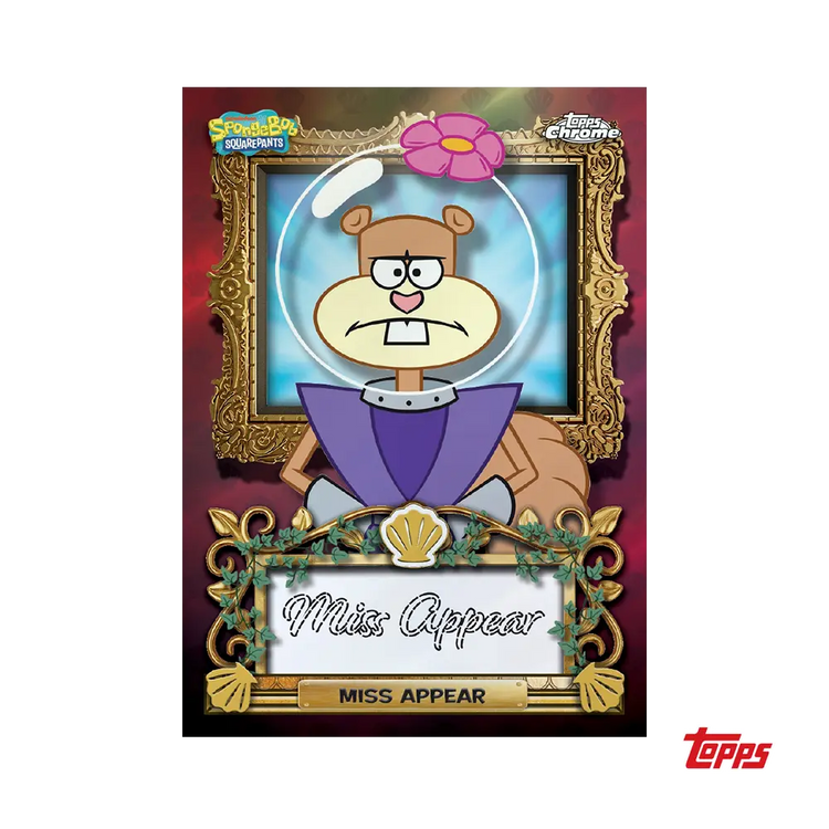 2025 Topps Chrome 25th Anniversary Spongebob Squarepants Hobby Box 