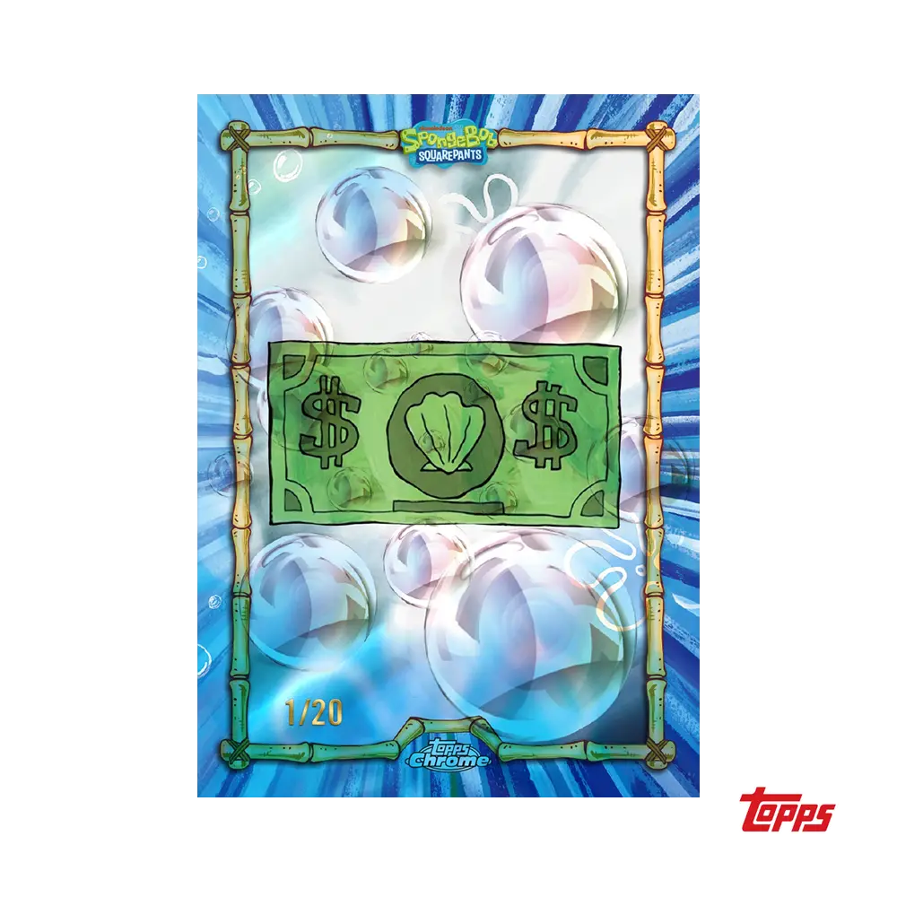 2025 Topps Chrome 25th Anniversary Spongebob Squarepants Hobby Box 