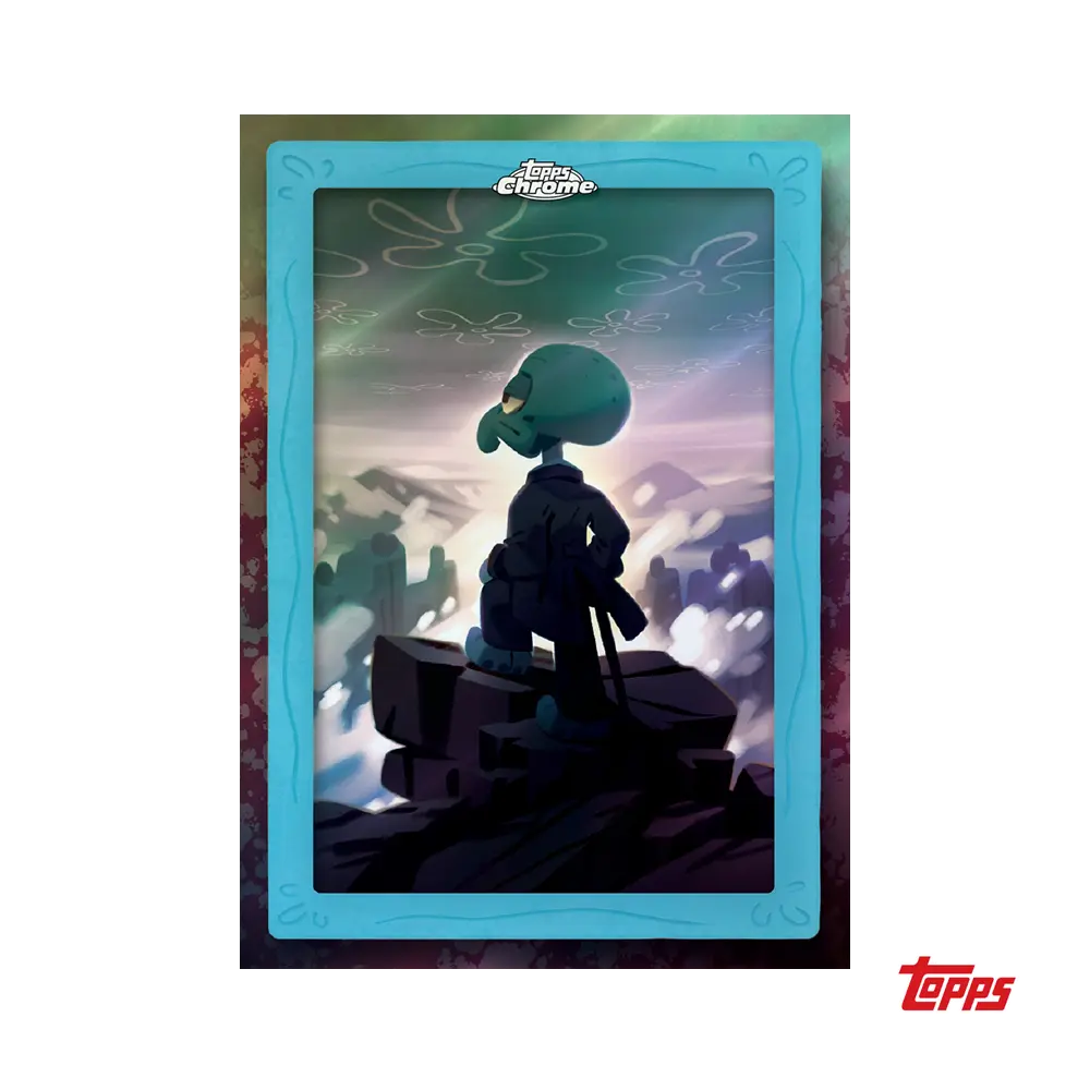 2025 Topps Chrome 25th Anniversary Spongebob Squarepants Hobby Box 