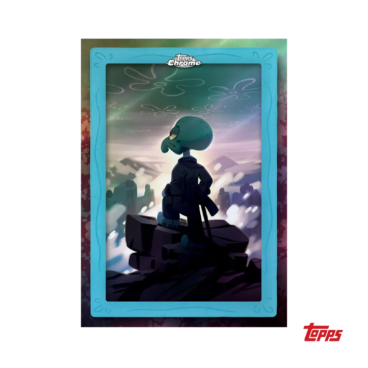 2025 Topps Chrome 25th Anniversary Spongebob Squarepants Hobby Box 