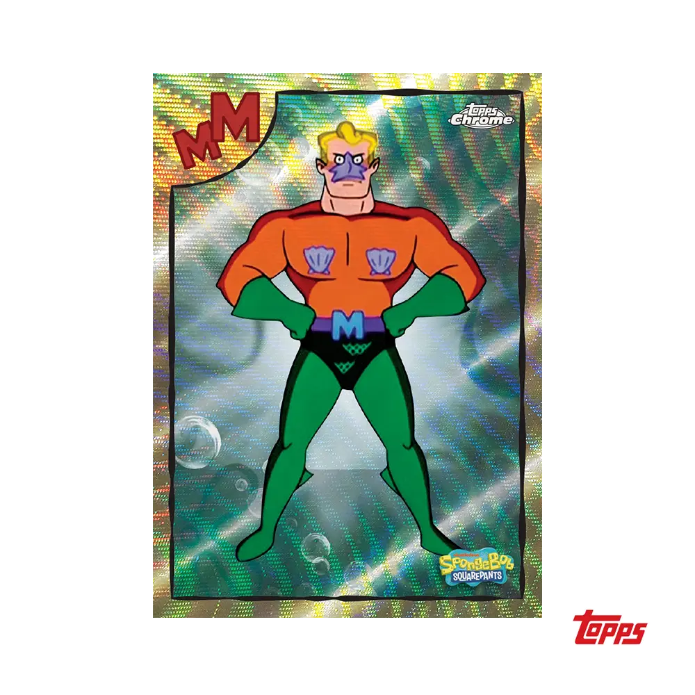 2025 Topps Chrome 25th Anniversary Spongebob Squarepants Hobby Box 