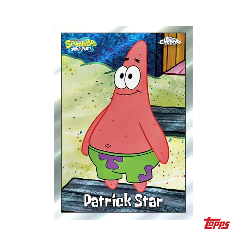 2025 Topps Chrome 25th Anniversary Spongebob Squarepants Hobby Box 
