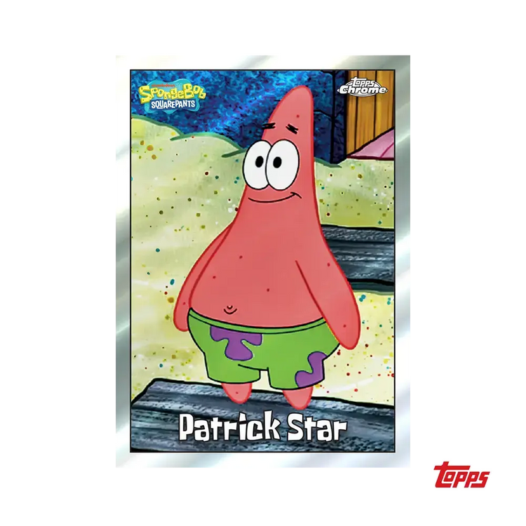 2025 Topps Chrome 25th Anniversary Spongebob Squarepants Hobby Box 