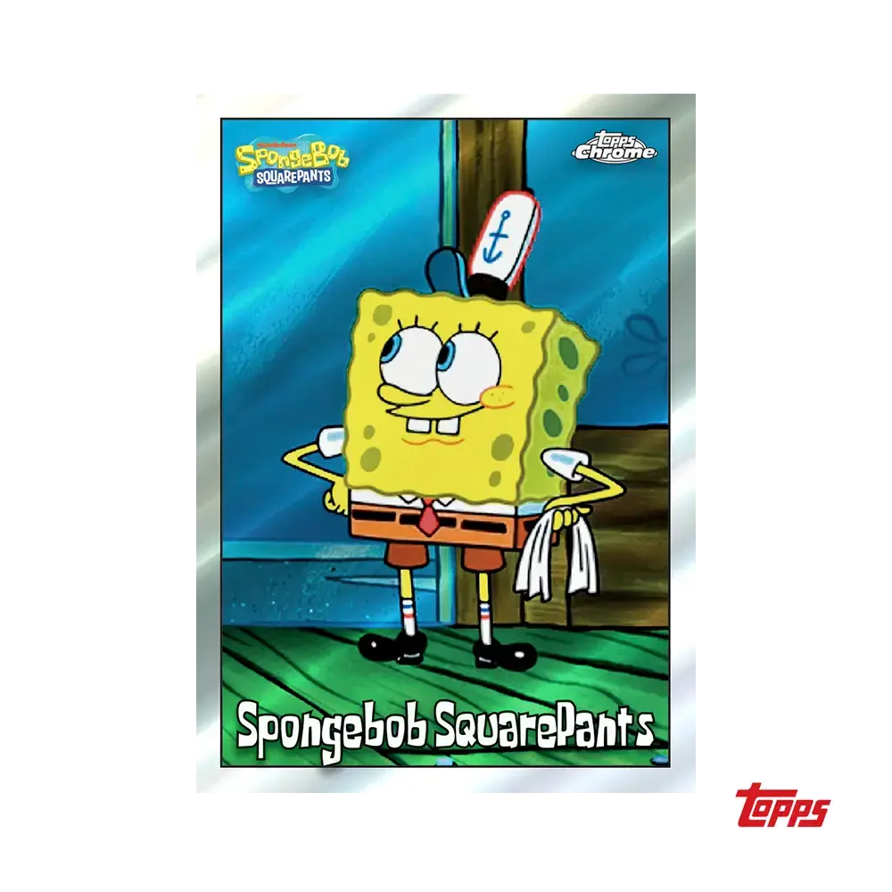 2025 Topps Chrome 25th Anniversary Spongebob Squarepants Hobby Box 