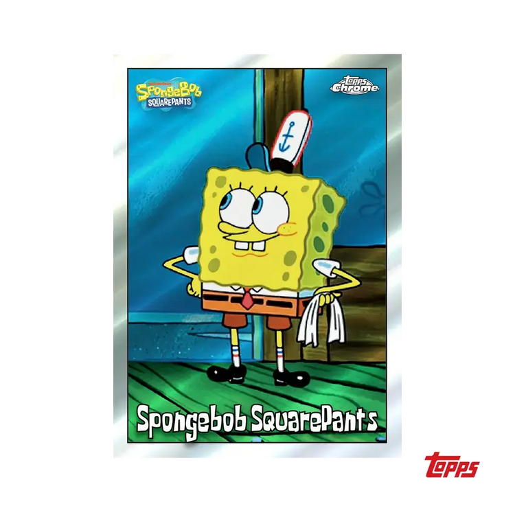 2025 Topps Chrome 25th Anniversary Spongebob Squarepants Hobby Box 