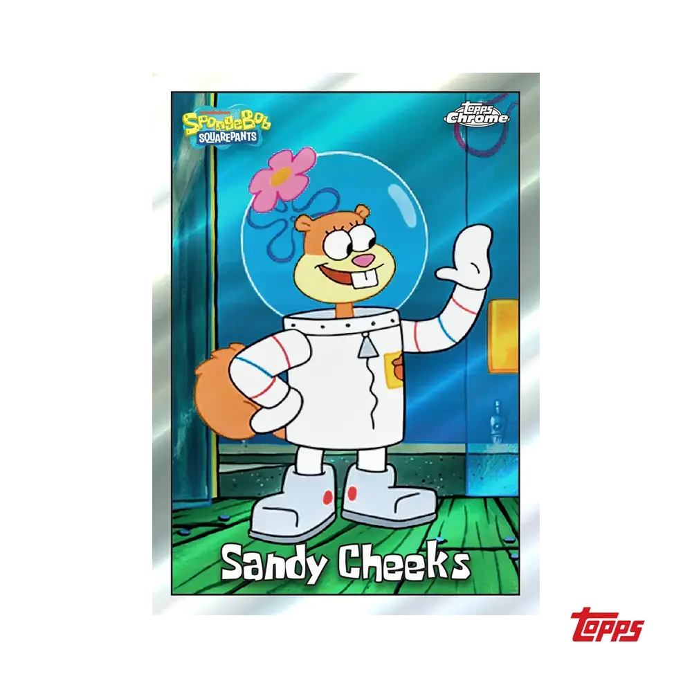 2025 Topps Chrome 25th Anniversary Spongebob Squarepants Hobby Box 
