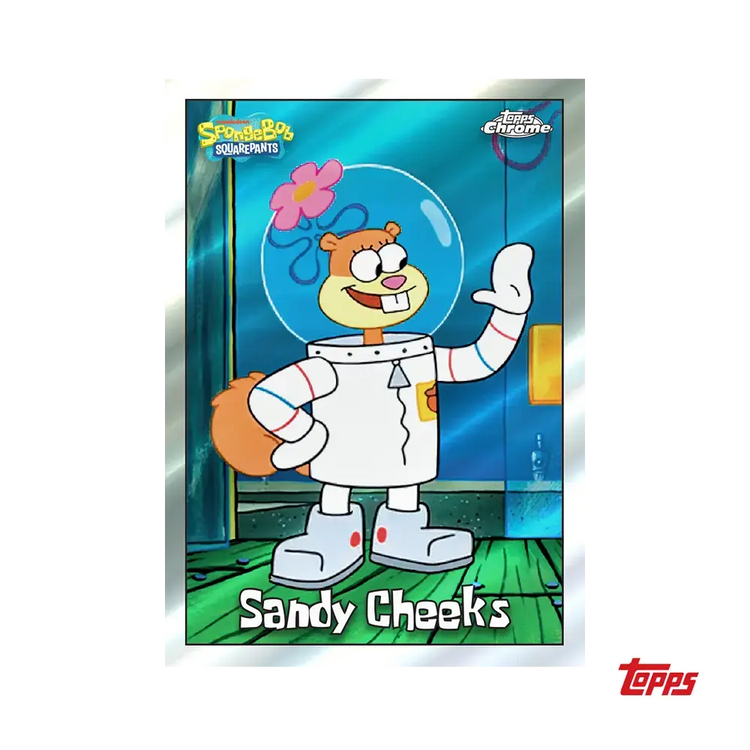 2025 Topps Chrome 25th Anniversary Spongebob Squarepants Hobby Box 