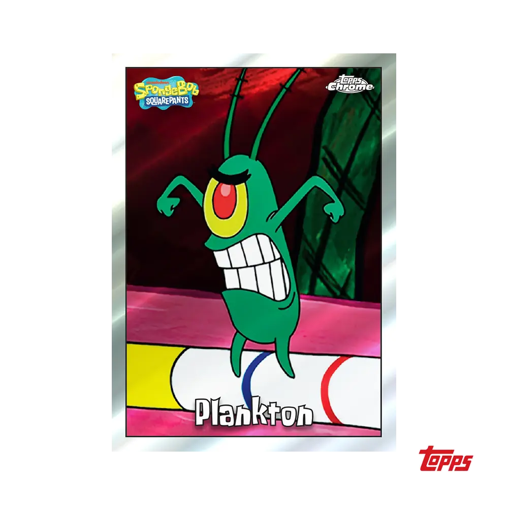 2025 Topps Chrome 25th Anniversary Spongebob Squarepants Hobby Box 