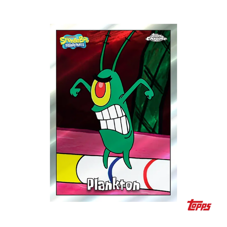 2025 Topps Chrome 25th Anniversary Spongebob Squarepants Hobby Box 