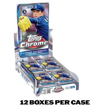2025 Topps Chrome Baseball Hobby Box 