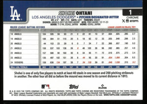2025 Topps Chrome Baseball Shohei Ohtani Gold Wave /50 