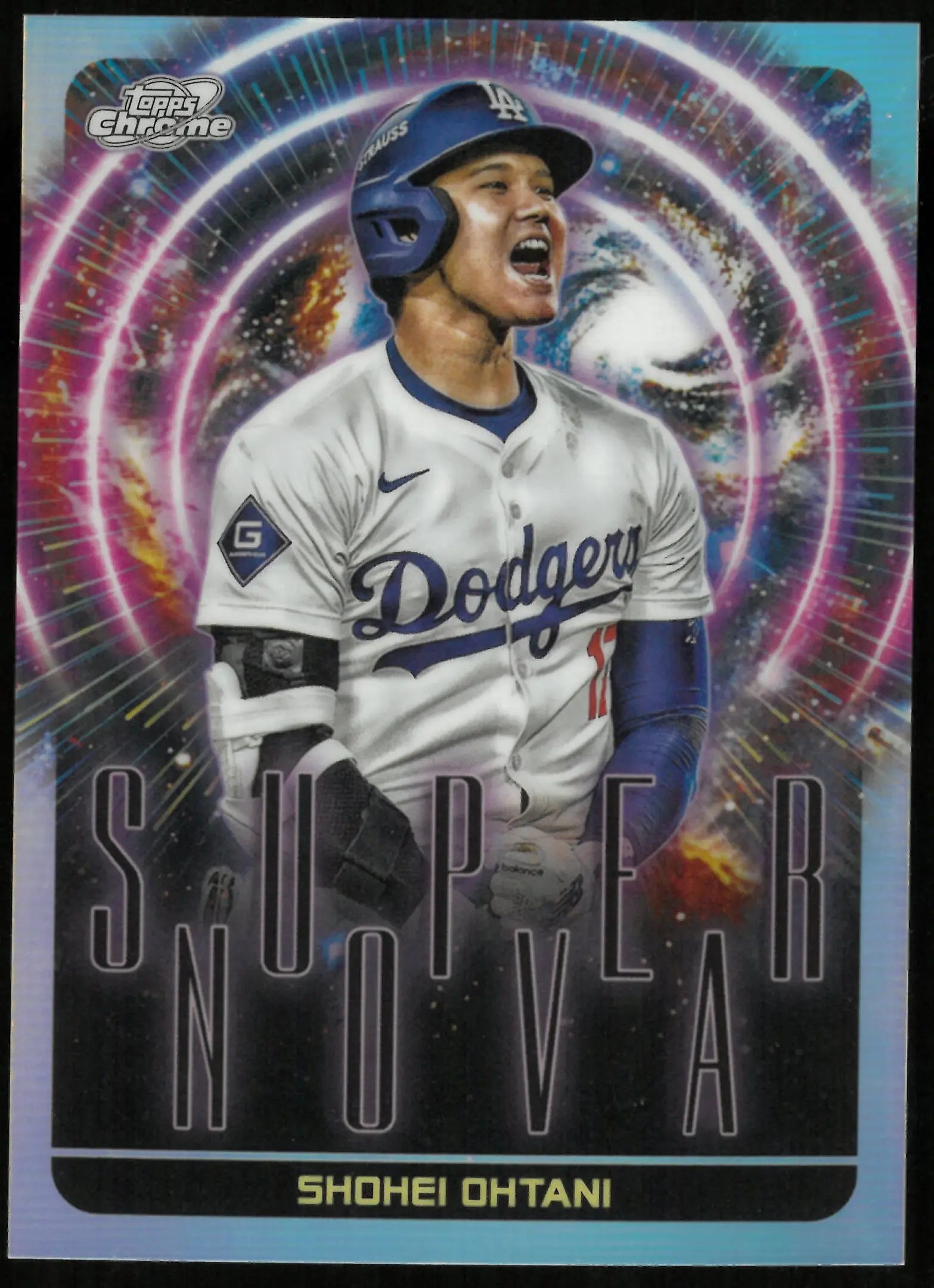 2025 Topps Chrome Baseball Shohei Ohtani Super Nova SP 