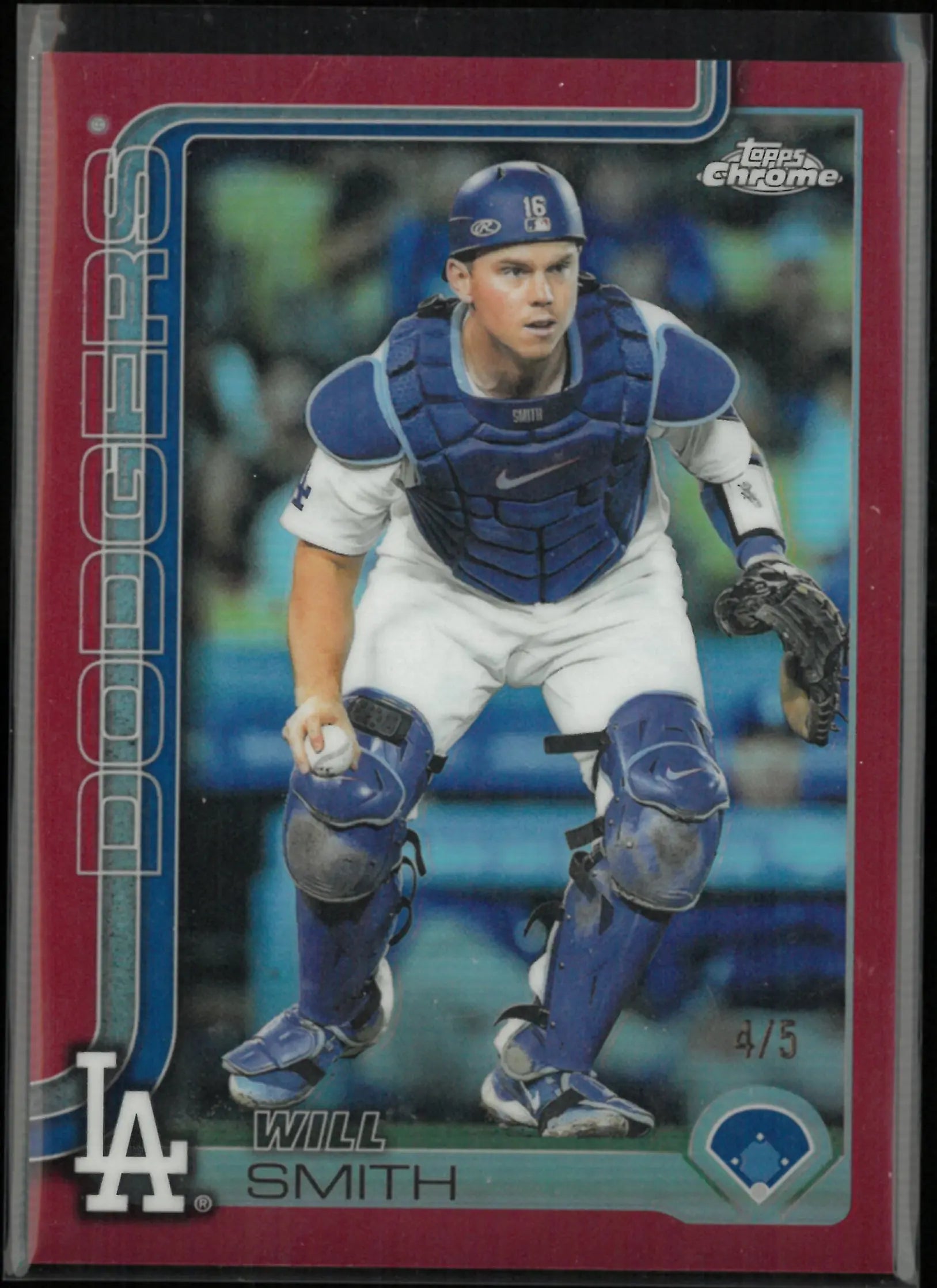 2025 Topps Chrome Baseball Will Smith Red /5 