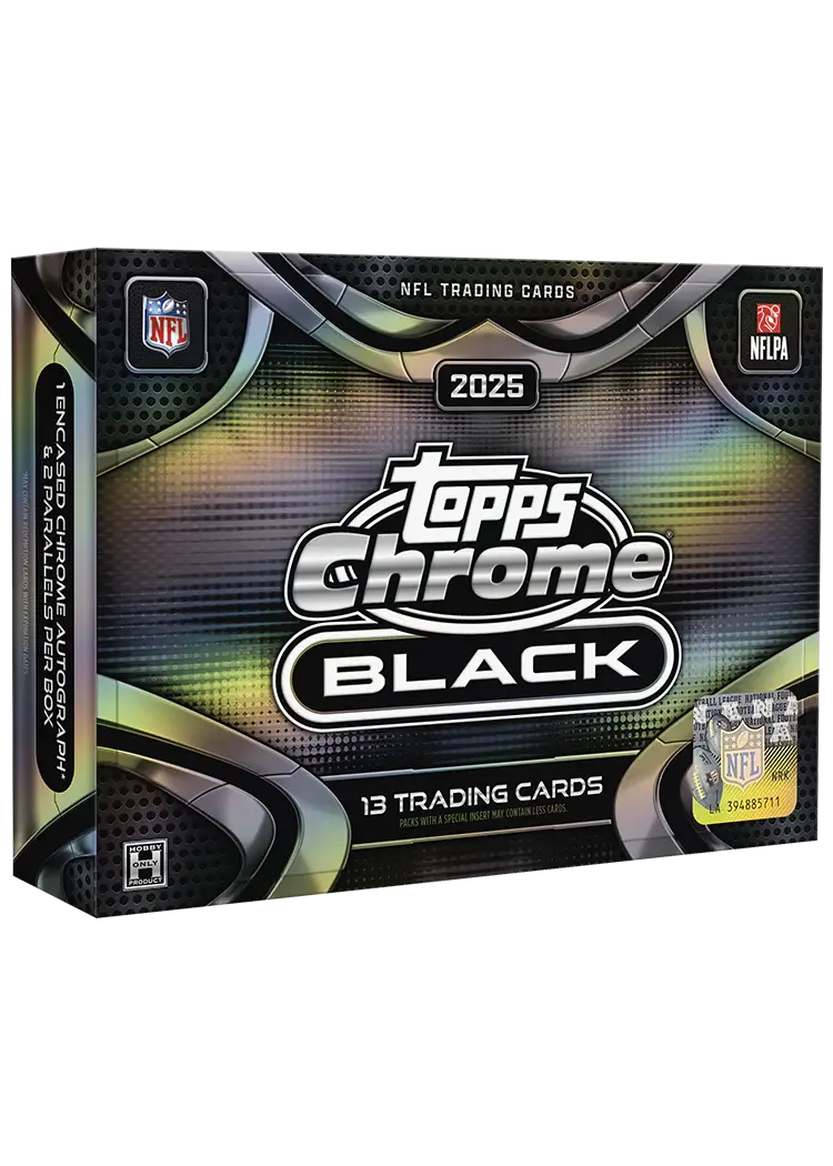2025 Topps Chrome Black Football Hobby Box 