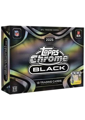 2025 Topps Chrome Black Football Hobby Box 