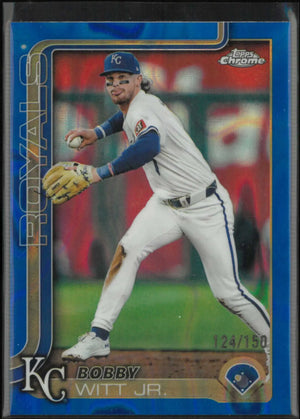 2025 Topps Chrome Bobby Witt Jr. Blue Lava /150 