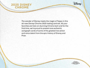 2025 Topps Chrome Disney Mega Box 