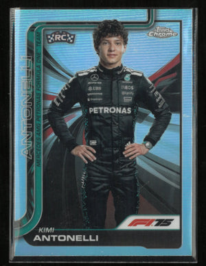 2025 Topps Chrome F1 75 Kimi Antonelli Rookie RC 