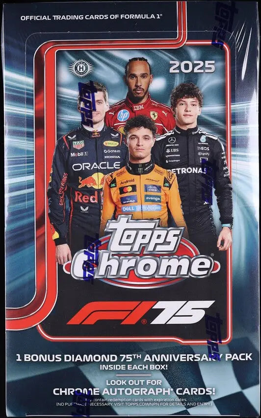 2025 Topps Chrome F1 Formula 1 Hobby Box 